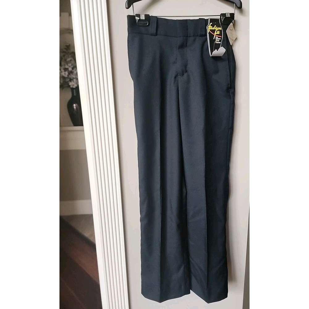 NEW Flying Cross Uniform Pants Trousers/Slacks Sz 00 Black Super Crease NWT Wool